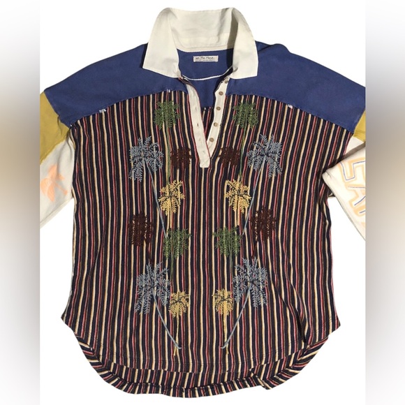 FREE PEOPLE MOVEMENT (RARE) SURF SAFARI TOP “Vintage”  Heritage Inspired💥 - Picture 3 of 11